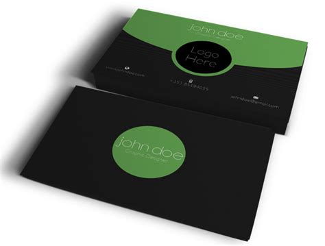 Transparent Business Cards Template