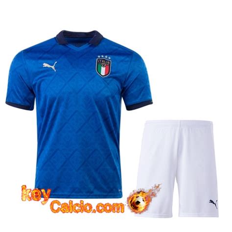 Away maglia （pantaloni+calzettoni）calcio italia coppa mondo 2018. Kit Maglia Calcio Italia Prima + Pantaloncini UEFA Euro 2020