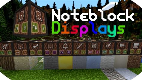 Innovation In Minecraft Note Block Displays By Creatorlabs Minecraft 113 Resourcepack Youtube