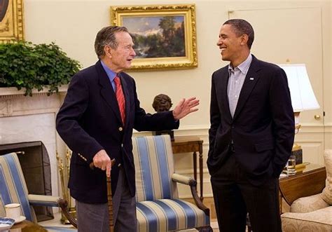 Barack Obama And George Hw Bush Join To Honor The 5000th Daily Point