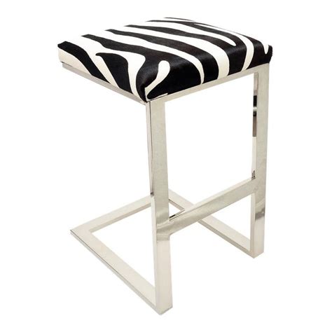 However, if the frame and seat are in good condition, a simple reupholstering could be the secret to completely revitalizing the look of the piece. Zebra Hair-On-Hide Hot Toddy Bar Stool | Reupholster chair ...