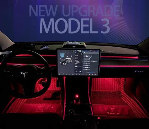 Belsee Tesla Model 3 Y Ambient Lighting Kit Interior Led Lights