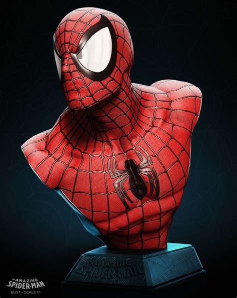 Spider Man Bust Fan Art Edivaldo Batalha On Artstation At