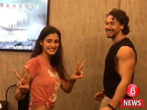 Baaghi 2 Tiger And Disha Have Fun During Their Preparation For It