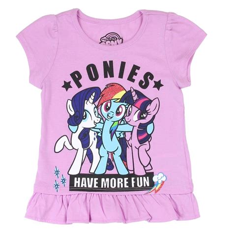 Hasbro My Little Pony Ponies Have More Toddler Girls Shirt With Rarity