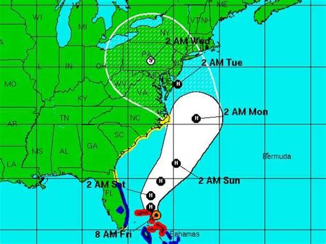 Friday Tracking Maps Hurricane Sandy