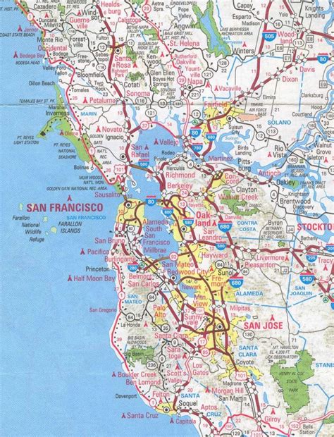 Urbanrail North America Usa California San Francisco San Francisco Bay Area Map