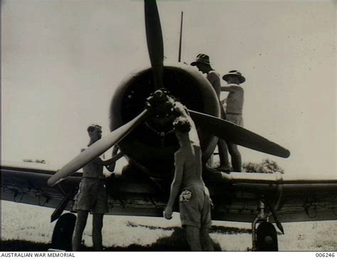 Darwin Members Of No 12 Squadron Raaf Checking And Cleaning A