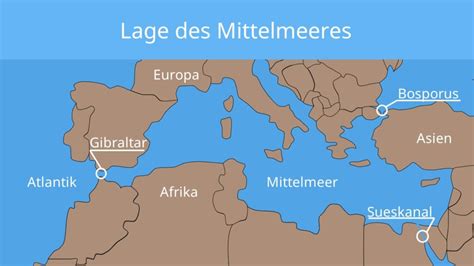 Mittelmeer • Lage Länder Und Inseln · Mit Video