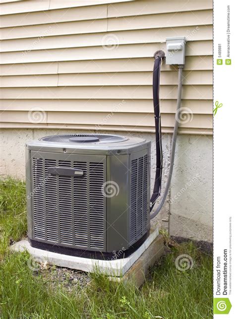 Central Air Conditioning Stock Image Image 5489881