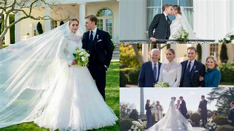 Joe Bidens Granddaughter Naomi Gets Married At The White House Dreamy Photos Go Viral India Tv