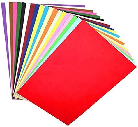 Buy Ofixo 100 Pieces A4 Color Paper Handmade Origami Embossed Multi
