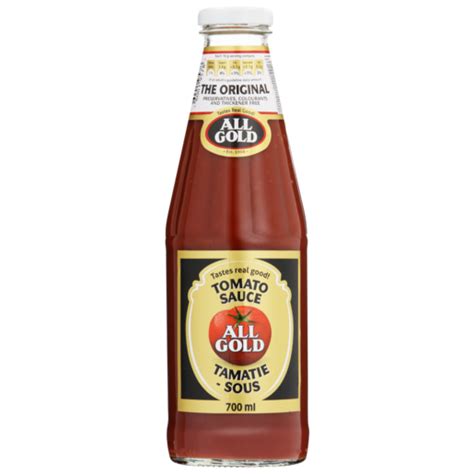 All Gold Tomato Sauce 700ml Agrimark