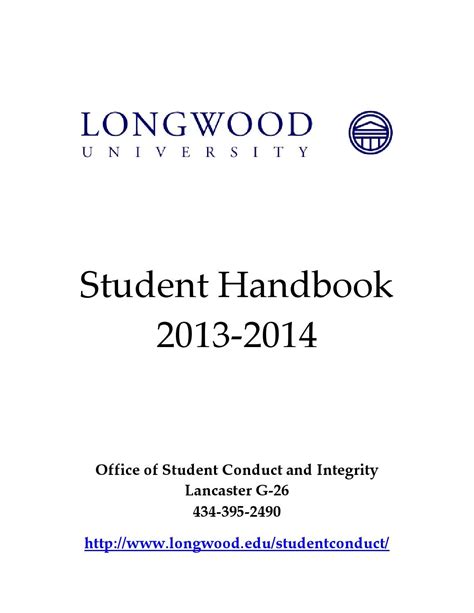 Student Handbook 2013 2014 By Longwood University Issuu