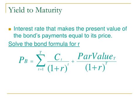 Ppt Bond Prices And Yields Powerpoint Presentation Free Download