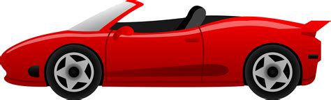 Red Ferrari Car Free Clip Art
