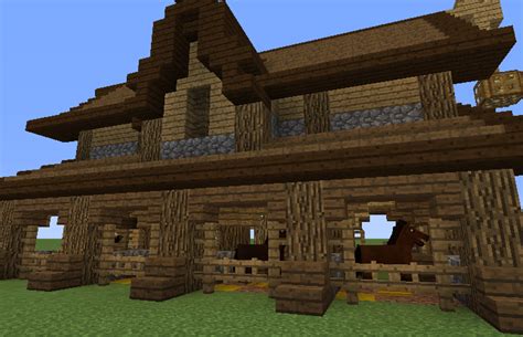 This mod was made for the minecraft rpg series by youtuber jazzghost. Horse Stable 2 - Blueprints for MineCraft Houses, Castles ...