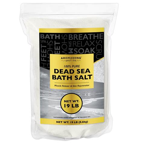 Aromasong Dead Sea Salt For Soaking Fine Grain Bath Salt Soak 19