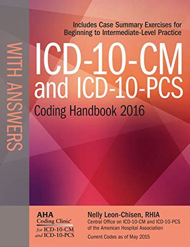 1556484119 Icd 10 Cm And Icd 10 Pcs Coding Handbook With Answers