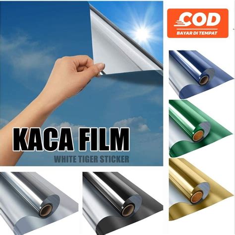 Jual Stiker Kaca Film Cermin Jendela Rumah Kantor Ruko One Way Penolak