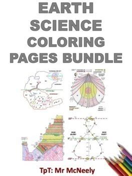Earth Science Coloring Pages Bundle By Mr Mcneely Tpt