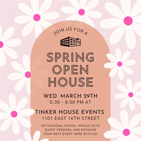 Tinker House Events’ Spring Open House - IndyHub