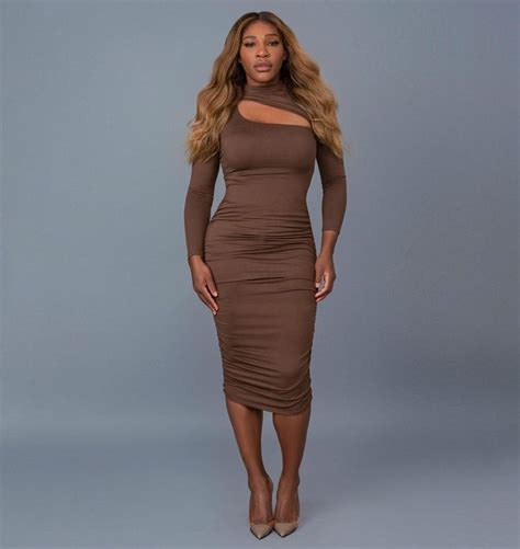 serena williams on instagram “new serena 🍫🤎 have you checked it out” in 2021 ruched bodycon