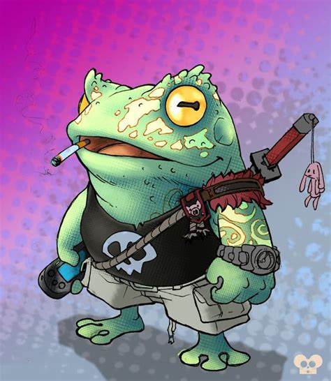 Pin By Nick Losq On Personal Illos Frog Illustration Concept Art