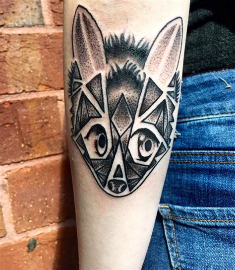 Geometric Fox Done By Mark Magee At Silver Fox Tattoo In Atlanta Ga