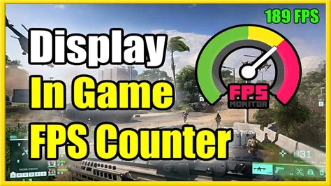 How To Show In Game Fps Counter On Any Game Steam Or Windows Youtube