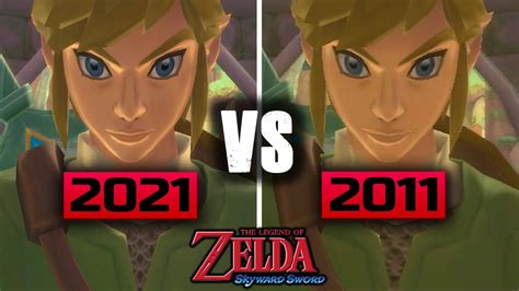 The Legend Of Zelda Skyward Sword Hd Vs Original Graphics Comparison