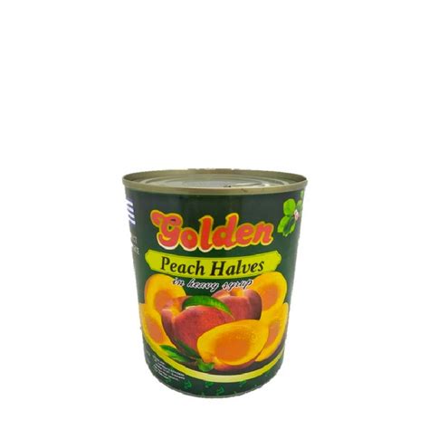 Jual Golden Peach Halves Makanan Kaleng Buah Peach Segar 820 Gr