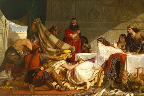 The Festival Of Esther Painting By Edward Armitage Fine Art America