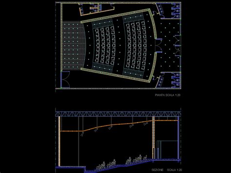 Auditorium Free Cad Block