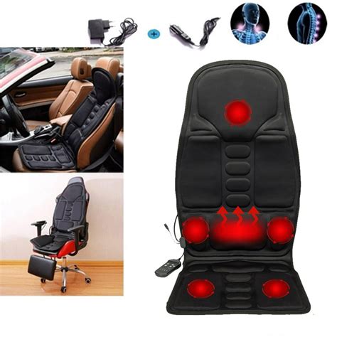 Jansion Car Home Massage Cushion Office Full Body Back Neck Lumbar Massage Chair Pad Electric