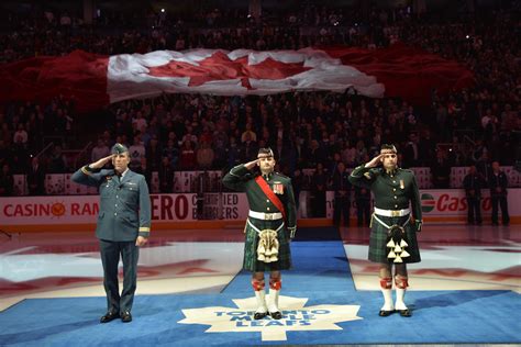 Hockeys Tribute To Canadian Fallen Soldiers