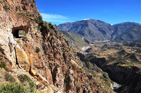 Colca Canyon In Peru Eine Der Tiefsten Schluchten Der Welt