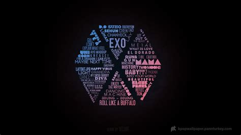 Exo Logo Wallpapers Wallpaper Cave