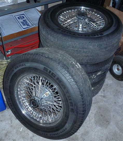 Care must be taken, however, when varying the wheel size from the original size, as it may become necessary to alter the vehicle's suspension and other components in order to maintain a smooth ride and to prevent. DAYTON WIRE WHEELS, SET of 4, 70 SPOKE w/TIRES-- MERCEDES 450SL 350SL 450SLC | eBay