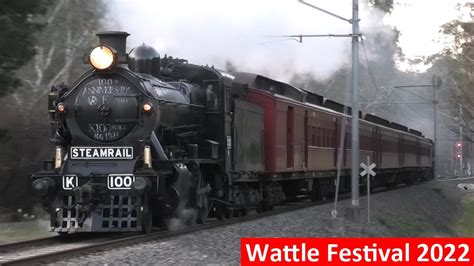 Steam Trains In The Bush Steamrail Wattle Festival Shuttles 2022