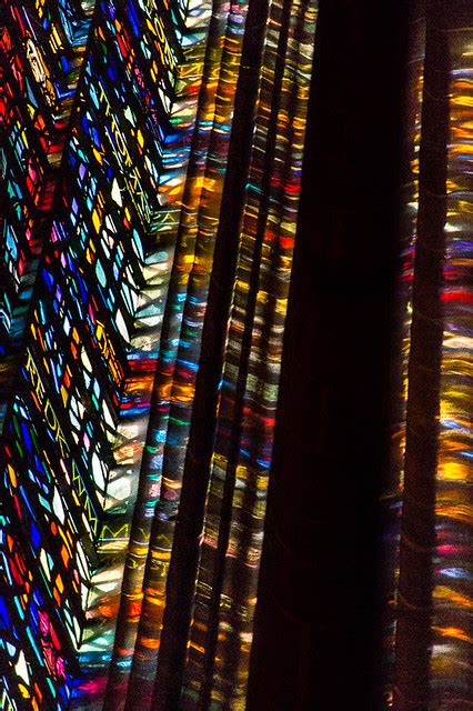 A stained glass window is a beautiful addition to any home. Stained Glass | Light shining through a stained glass ...