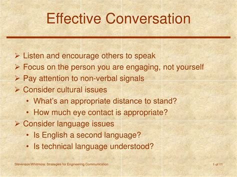 Ppt Effective Conversation Powerpoint Presentation Free Download