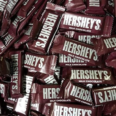 Hersheys Chocolate Bar Milk Chocolate Snack Size Candy Bar 5 Pound