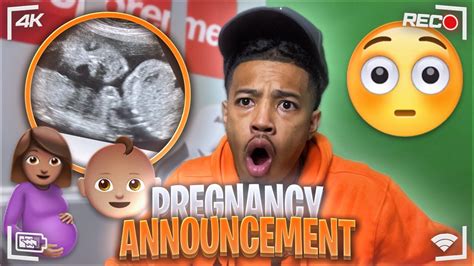 Founding Out Shes Pregnant Surprise Pregnancy Announcement Youtube