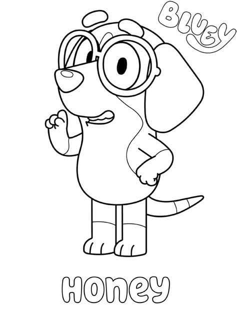 100 Printable Bluey Cartoon Coloring Pages Russelsenam