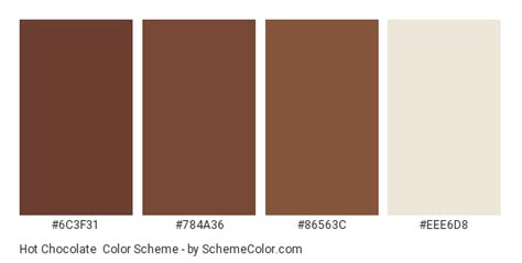 Hot Chocolate Color Scheme Brown