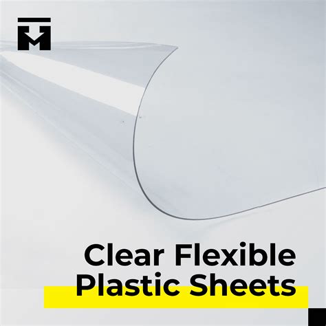 Clear Flexible Plastic Sheets Petg 24 X 48 X 030 Thickness With 2