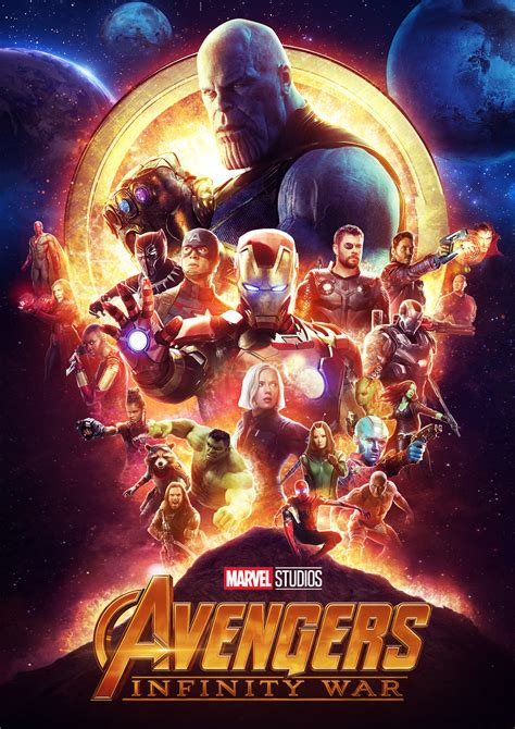 Robert downey jr., chris hemsworth, chris evans and others. ArtStation - Avengers Infinity War Poster, George Britton