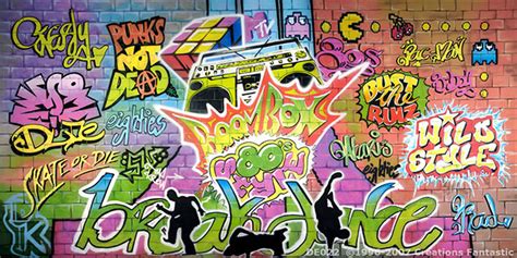 1980s Graffiti Backdrops Fantastic Australia