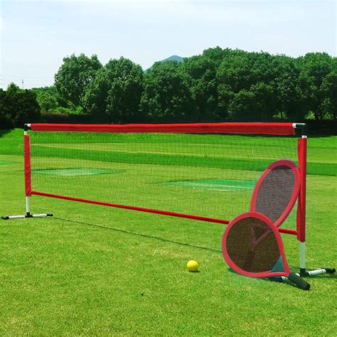 Buy Garden Tennis Set With Plastic Pole And Net 2 Jumbo Racket 1 Ball